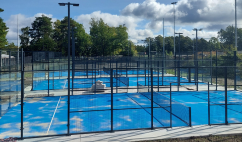 terrains de padel installés par Idema