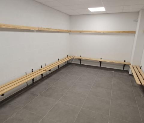 Vestiaires Idemasport à Brunehaut