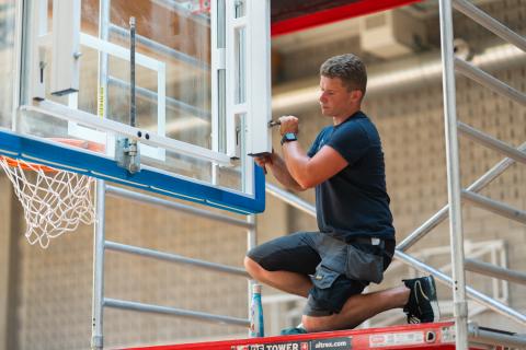 resserrage vis panier de basket