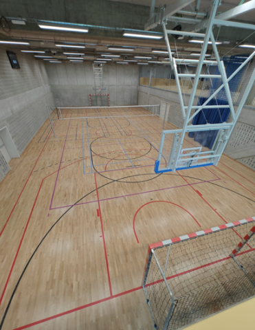 aménagement hall sportif Bruxelles