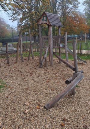 module de jeu en bois de robinier